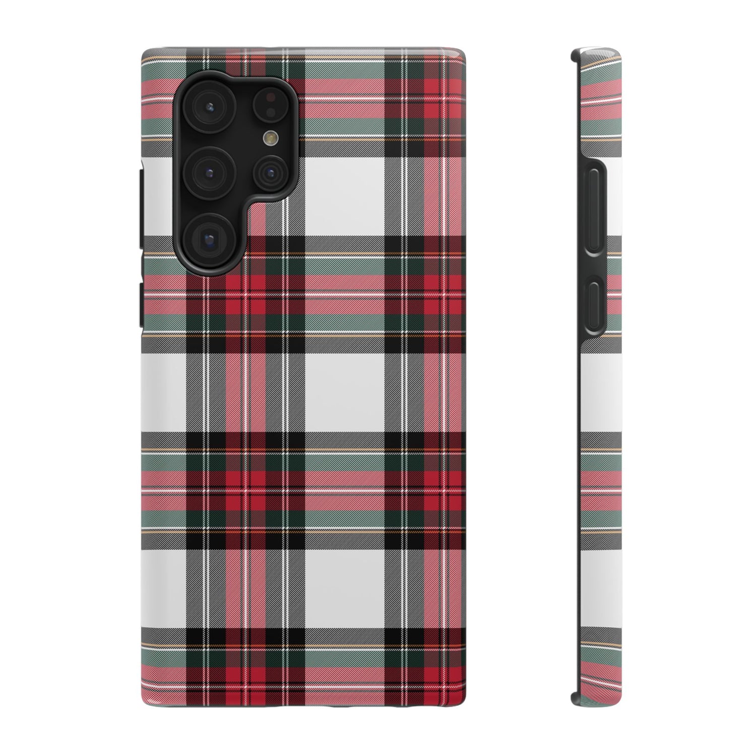 New Tartan Christmas Plaid Impact-Resistant Cases, iPhone, Samsung