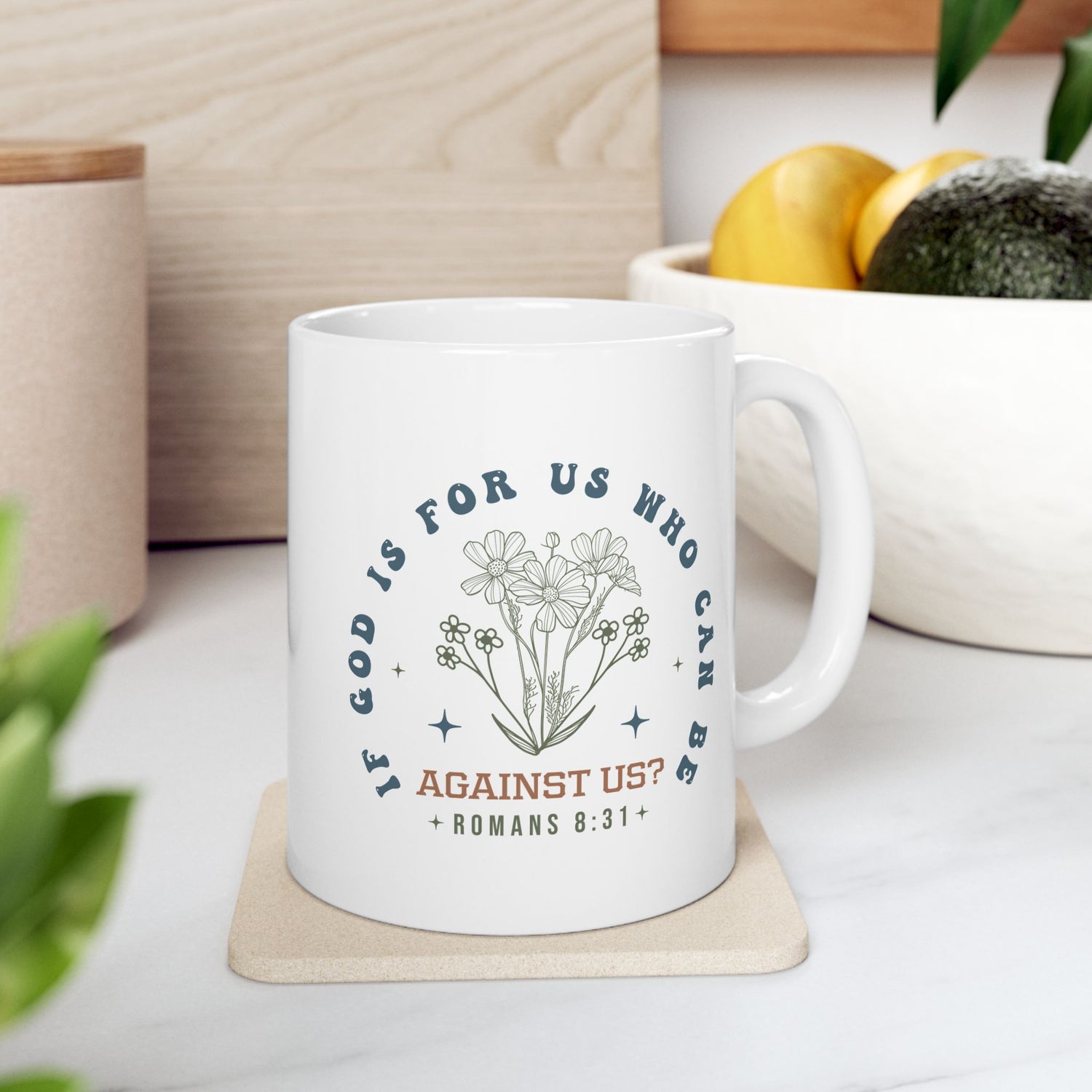 Christian Mug: Romans 8:31