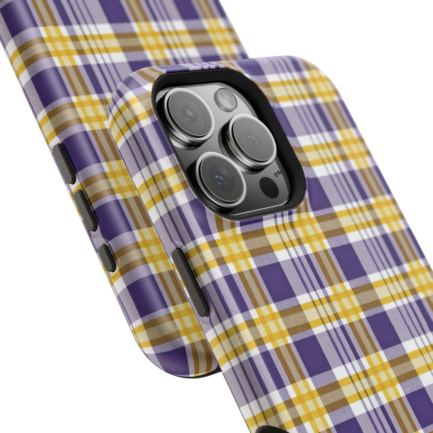 Impact-Resistant Phone Case- Louisiana Plaid