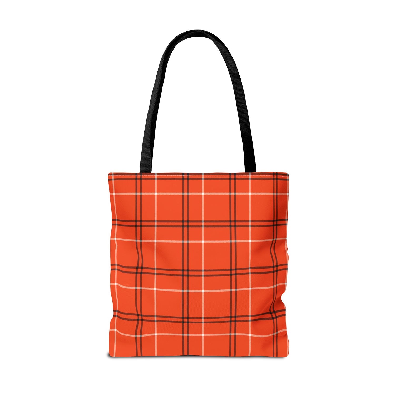 Tote Bag- Fall Orange Plaid