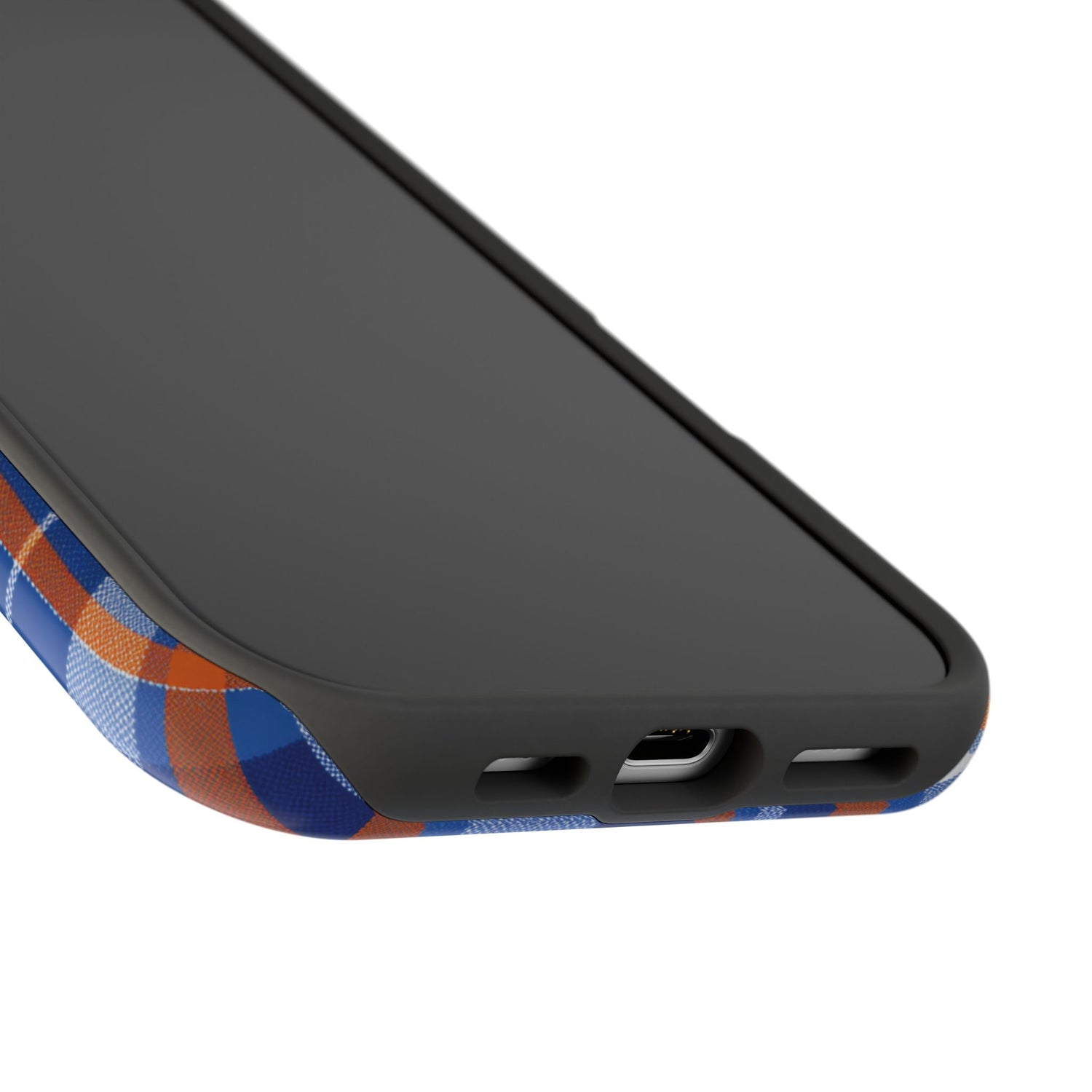 Impact-Resistant Phone Case- Florida Plaid