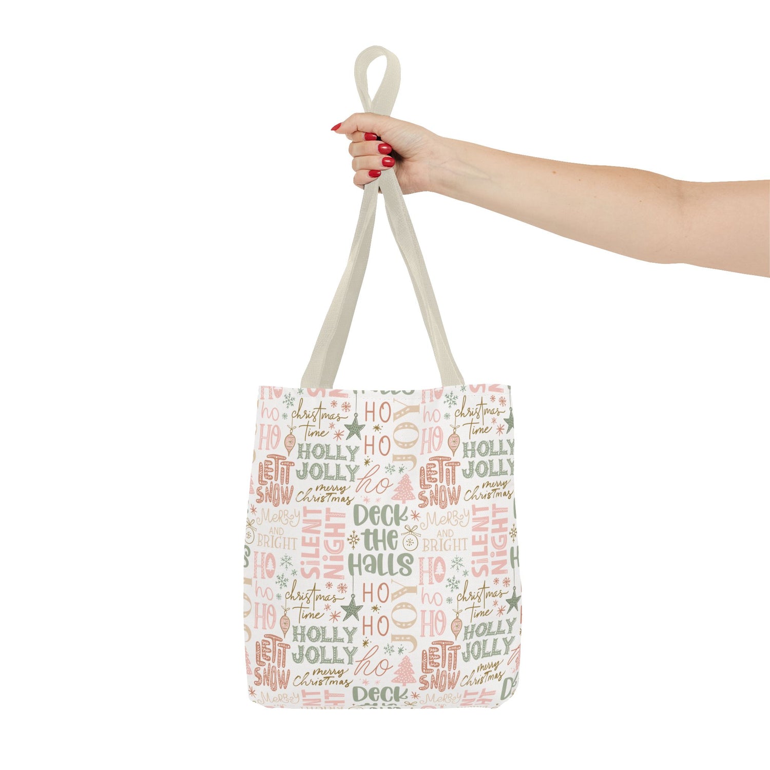 Christmas Phrases Tote Bag