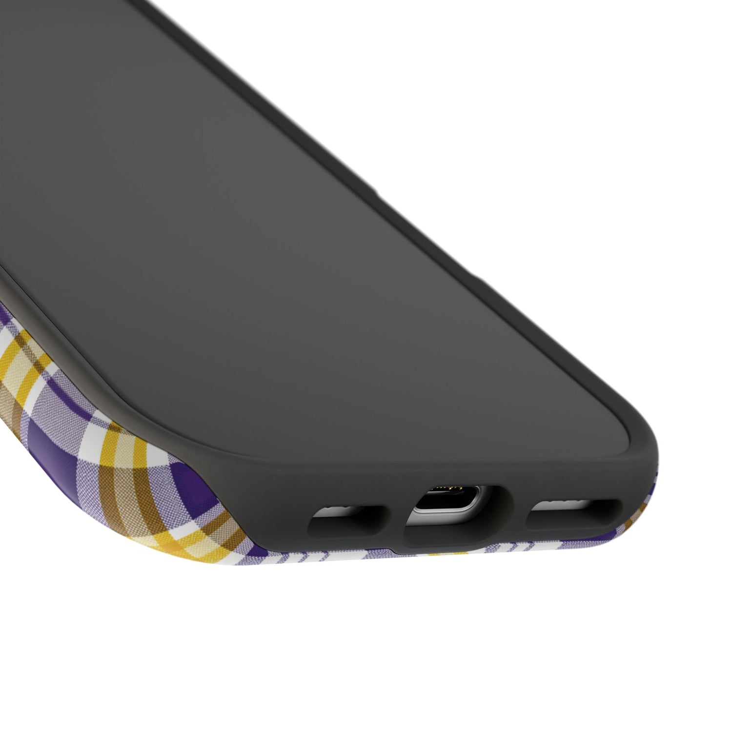 Impact-Resistant Phone Case- Louisiana Plaid