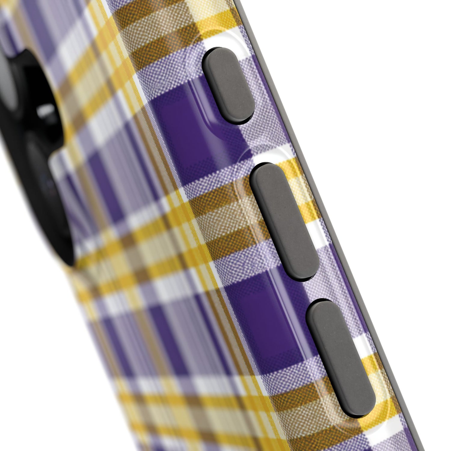 Impact-Resistant Phone Case- Louisiana Plaid