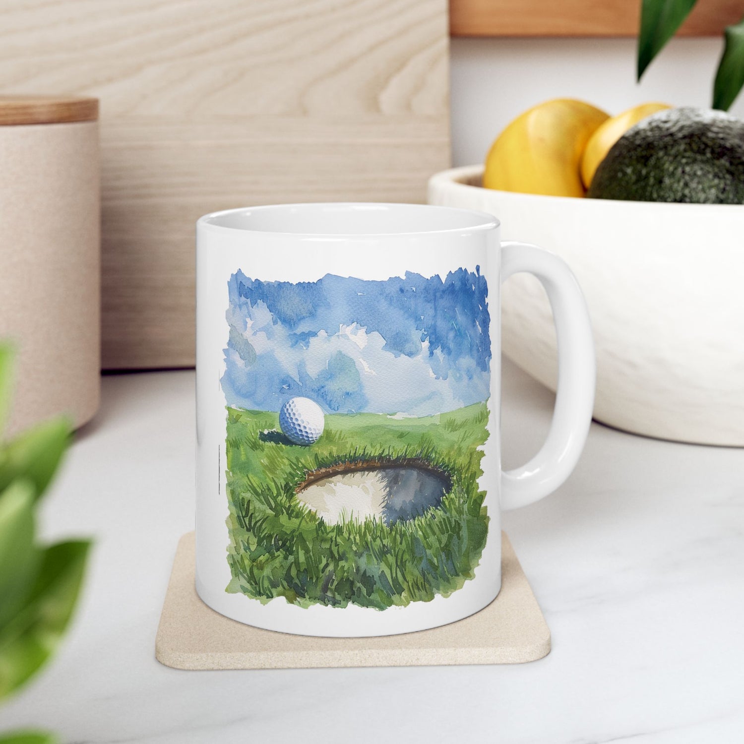 Golf Life Ceramic Mug | Perfect Gift for Golfers, Coffee Lover, Sports Enthusiast, Tea Cup, Home Decor