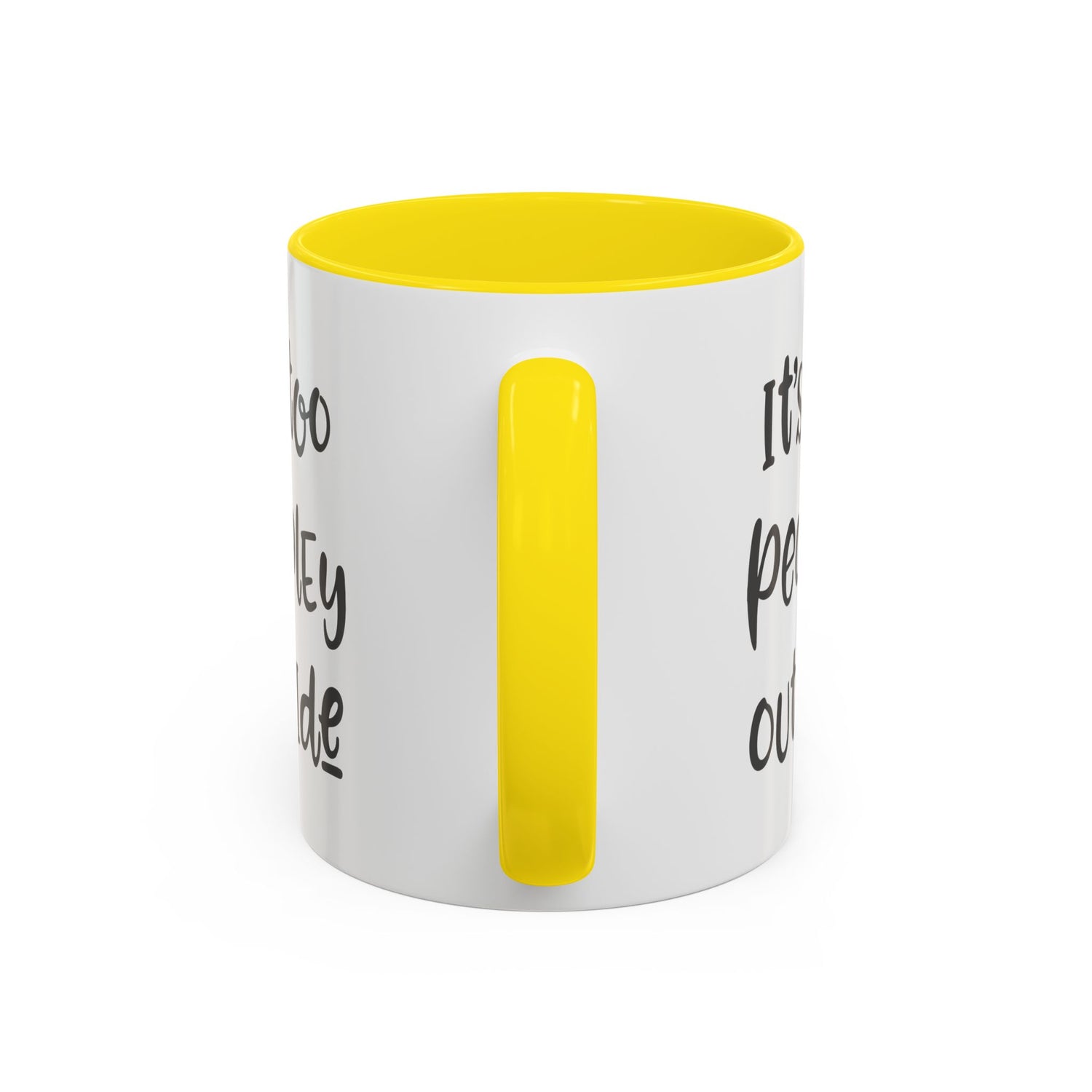 Funny Mug/Too Peopley/Gifts for Her/Gifts for Him/Introvert/Accent Coffee Mug (11, 15oz) "It's too peopley outside"