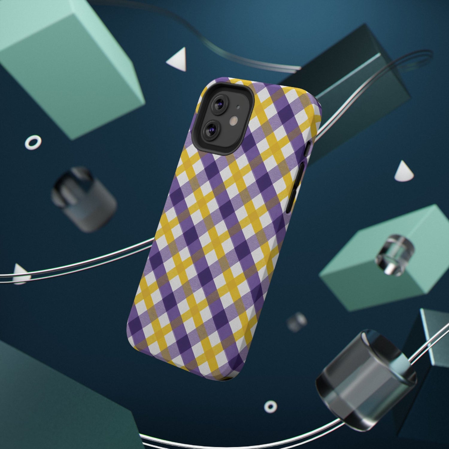 Phone Case | Impact-Resistant Louisiana Plaid