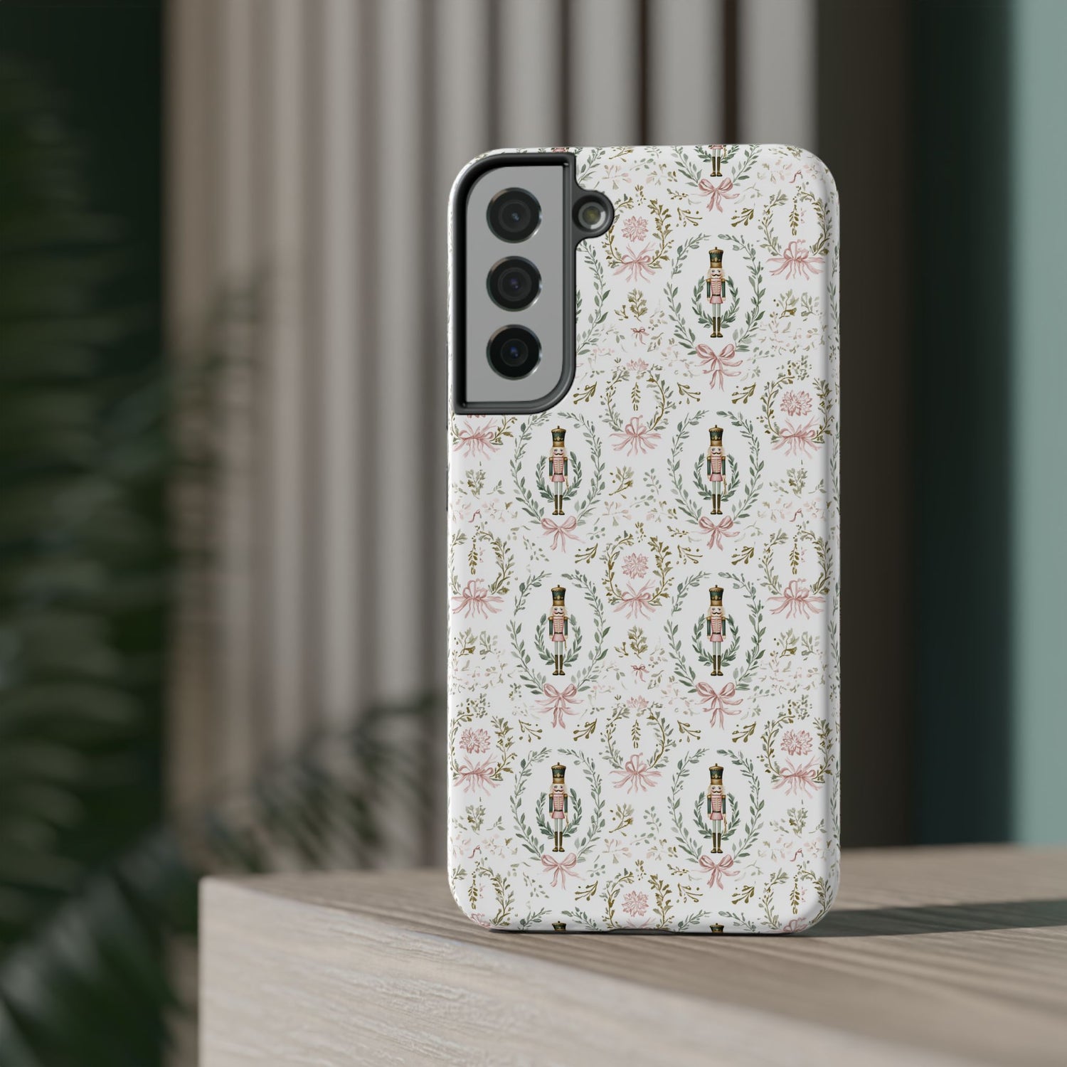 Impact-Resistant Phone Case- Nutcracker Floral