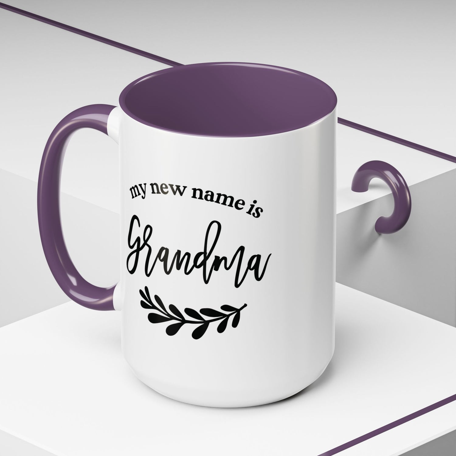 Grandma Double-Side Mug -My New Name is Grandma