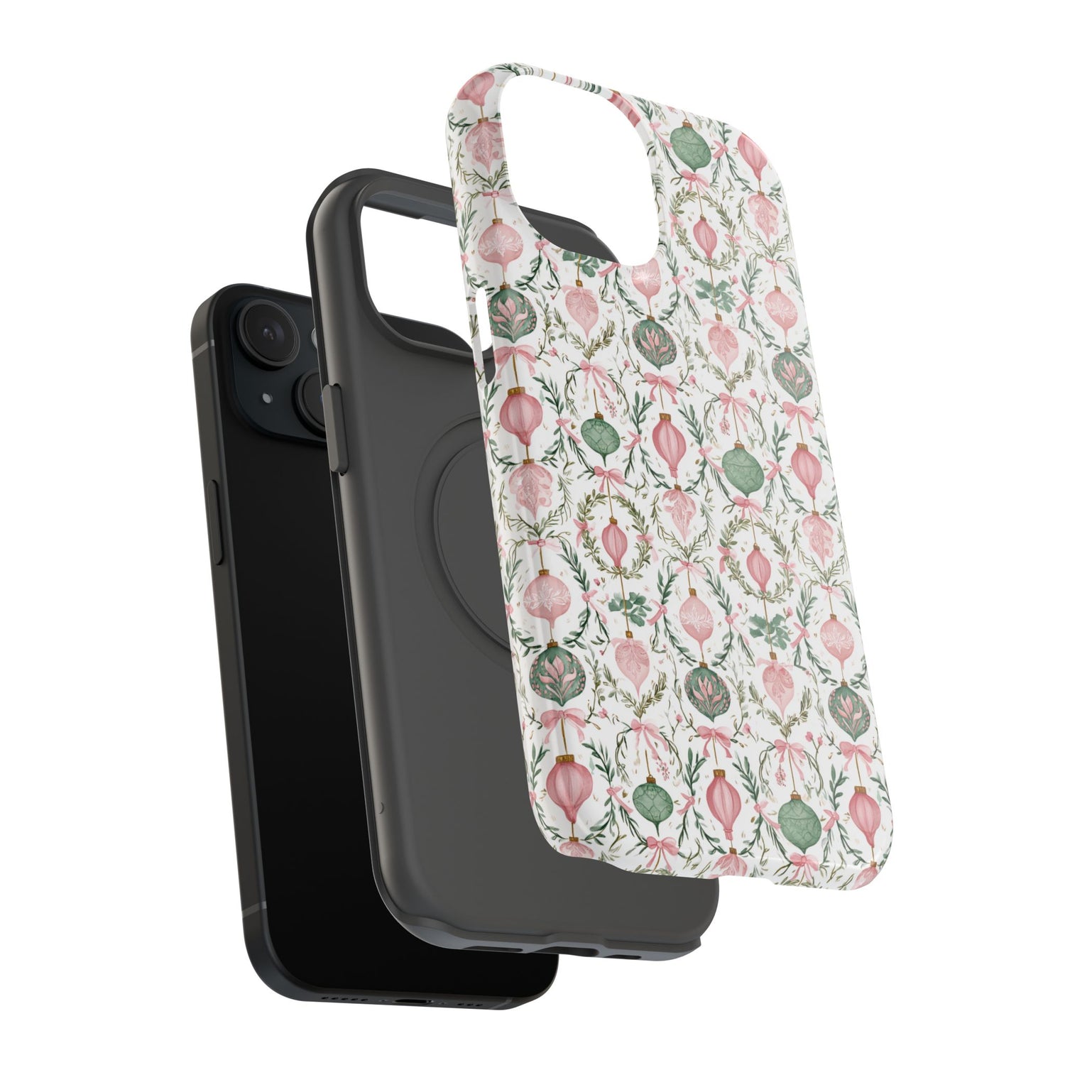 Holiday Ornaments Impact-Resistant Phone Case, iPhone, Samsung