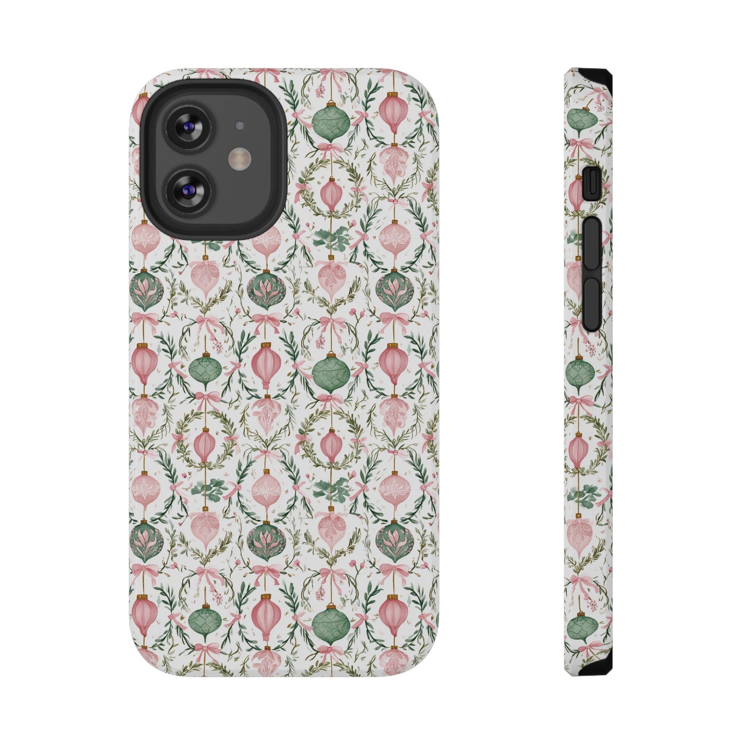 Holiday Ornaments Impact-Resistant Phone Case, iPhone, Samsung