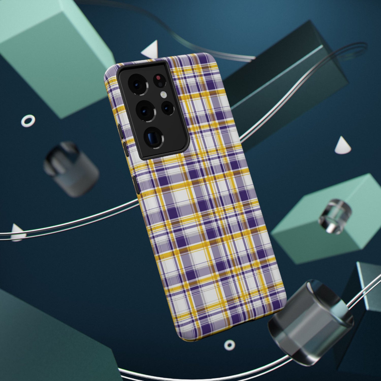 Louisiana Plaid Impact-Resistant Phone Case