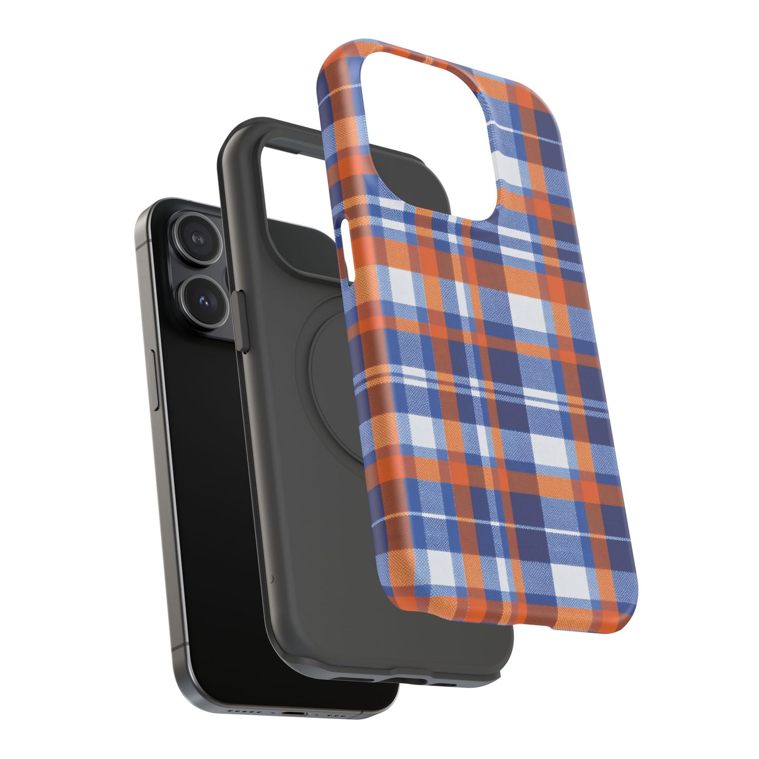 Impact-Resistant Phone Case- Florida Plaid