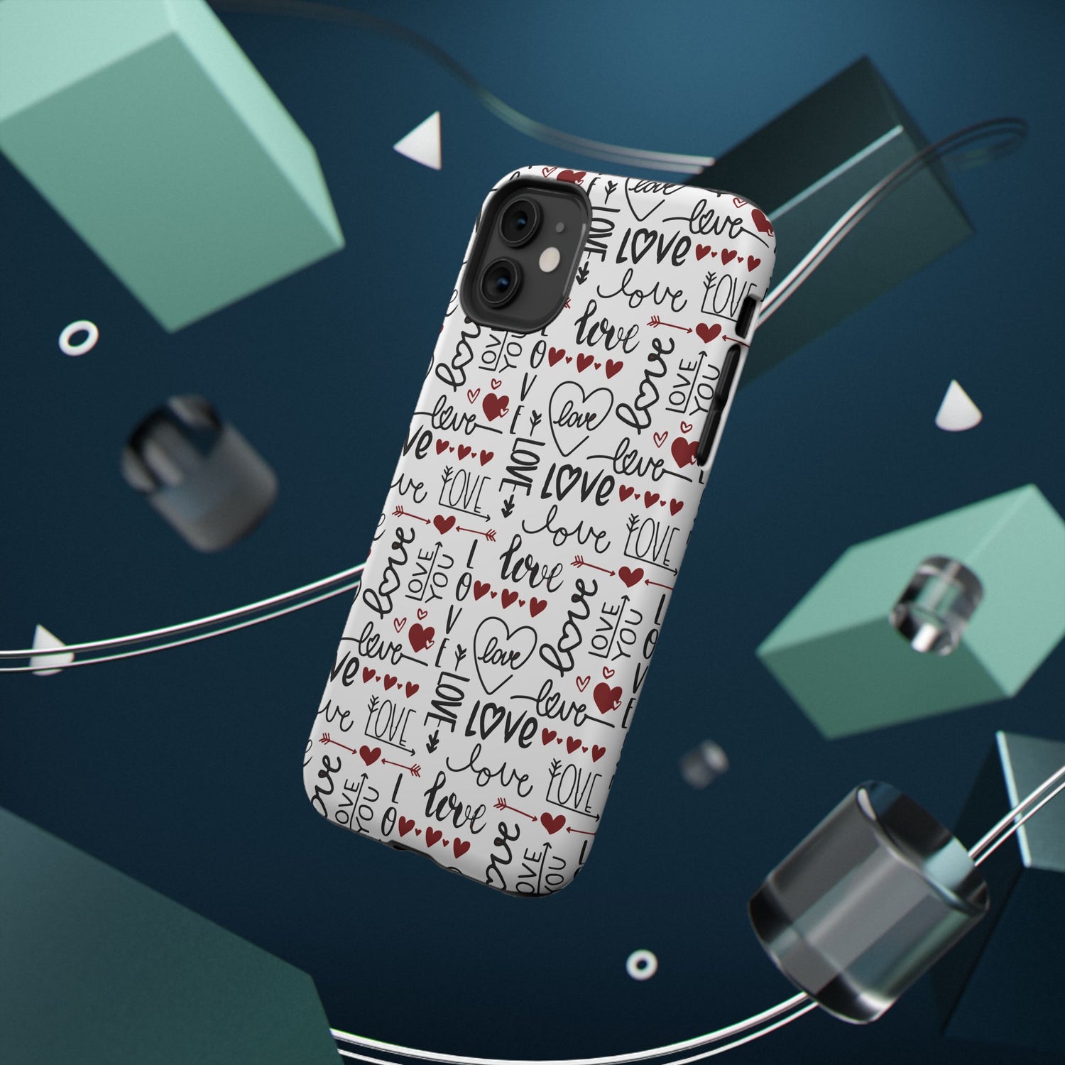 Impact-Resistant Cases-Valentine's Day Love