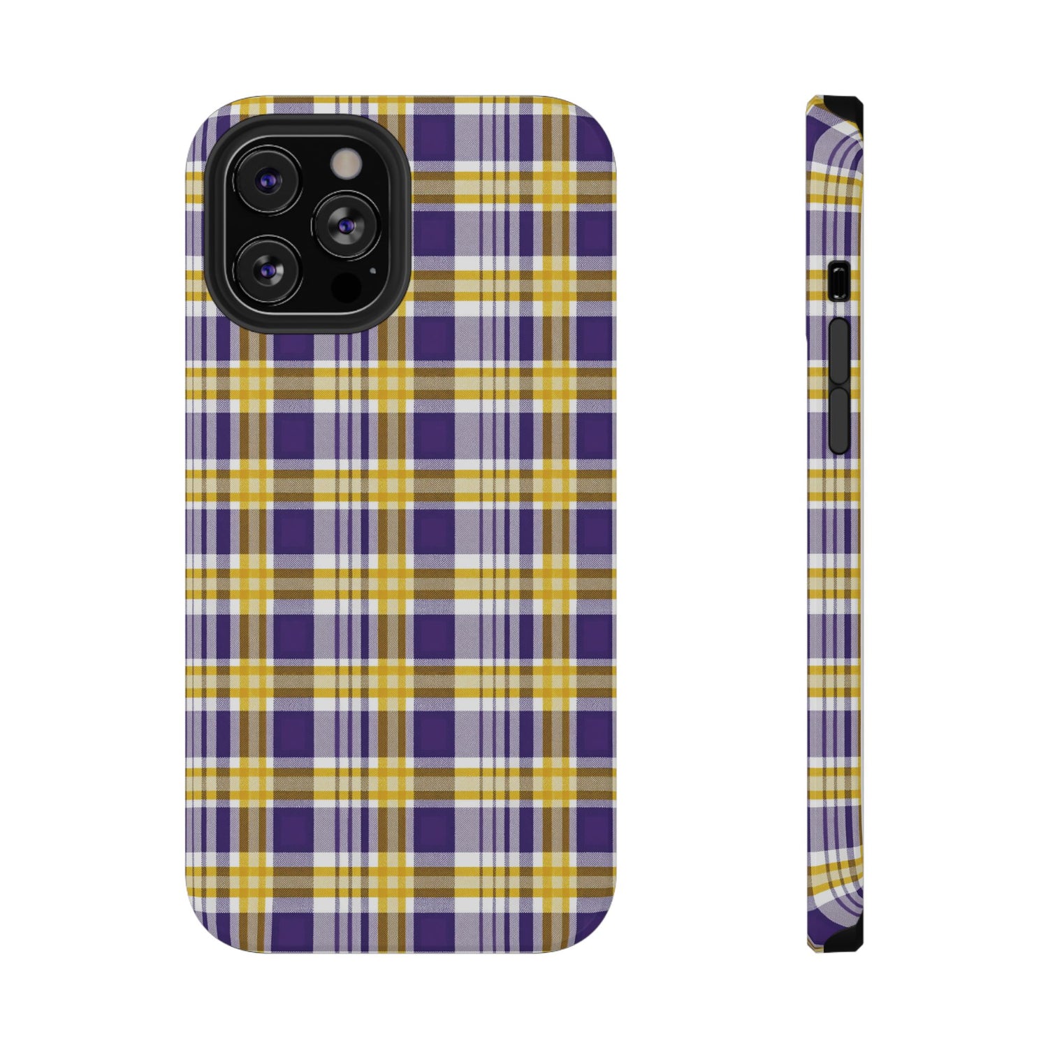 Impact-Resistant Phone Case- Louisiana Plaid