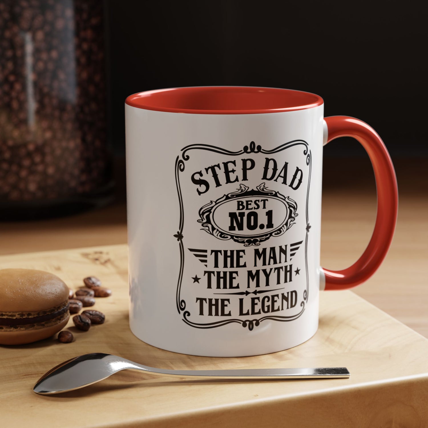 Step Dad Mug:The Man The Myth The Legend - Father's Day Gift