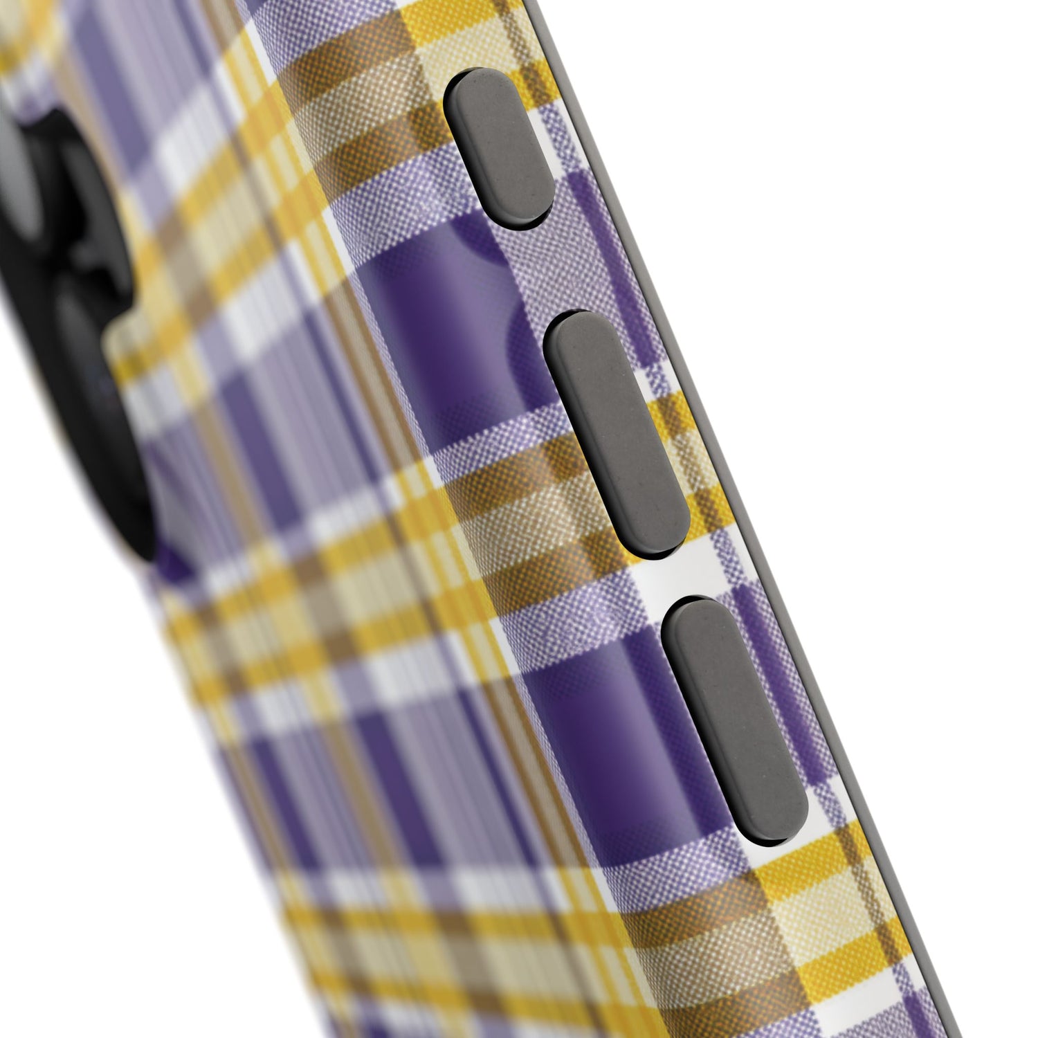 Impact-Resistant Phone Case- Louisiana Plaid