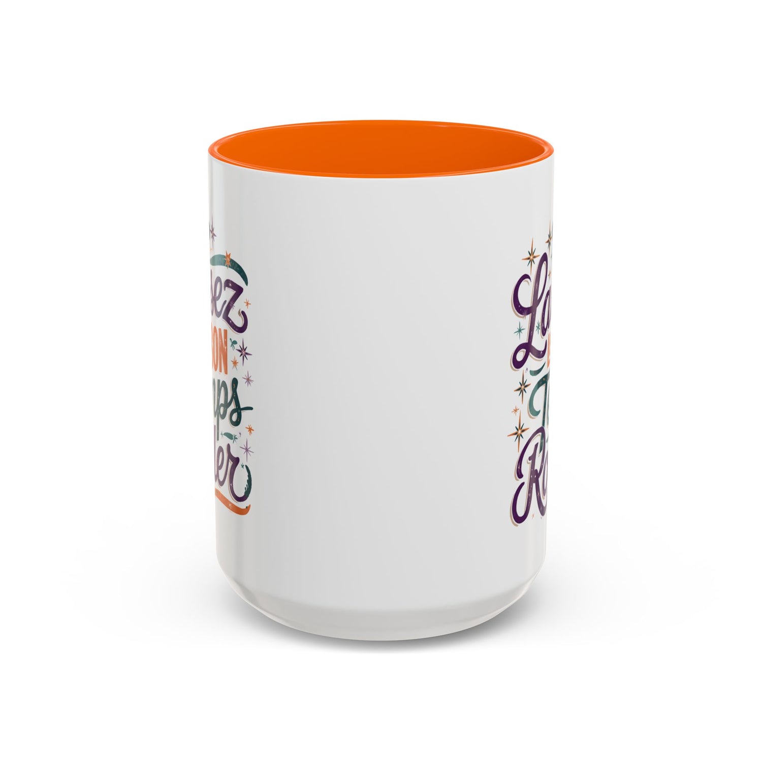Vibrant Accent Coffee Mug - 'Laissez les Bon Temps Rouler', Perfect for Celebrations, Gifts, Coffee Lovers, Home Decor, and More