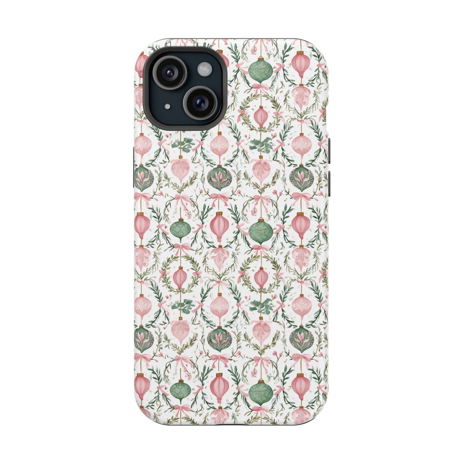 Holiday Ornaments Impact-Resistant Phone Case, iPhone, Samsung