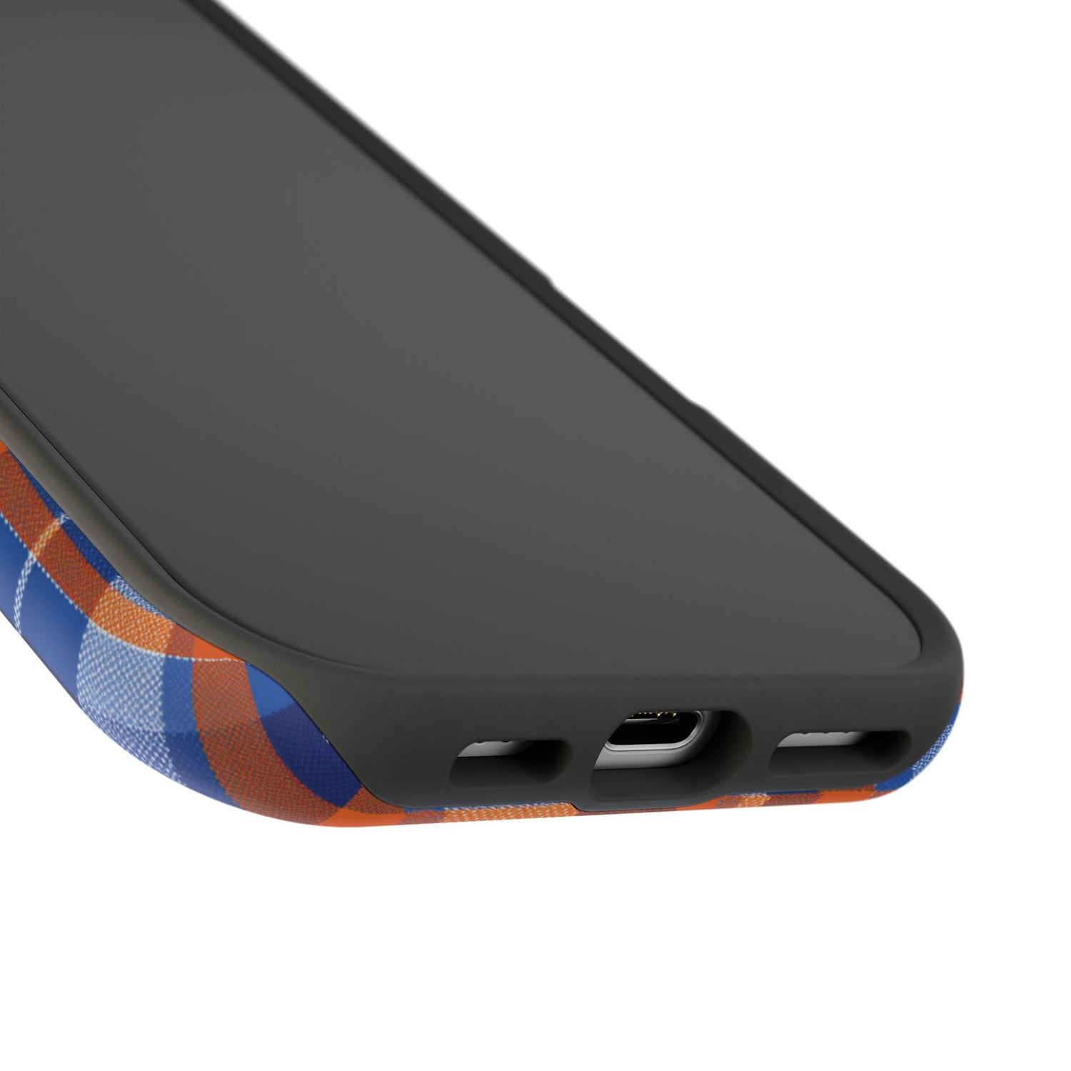 Impact-Resistant Phone Case- Florida Plaid