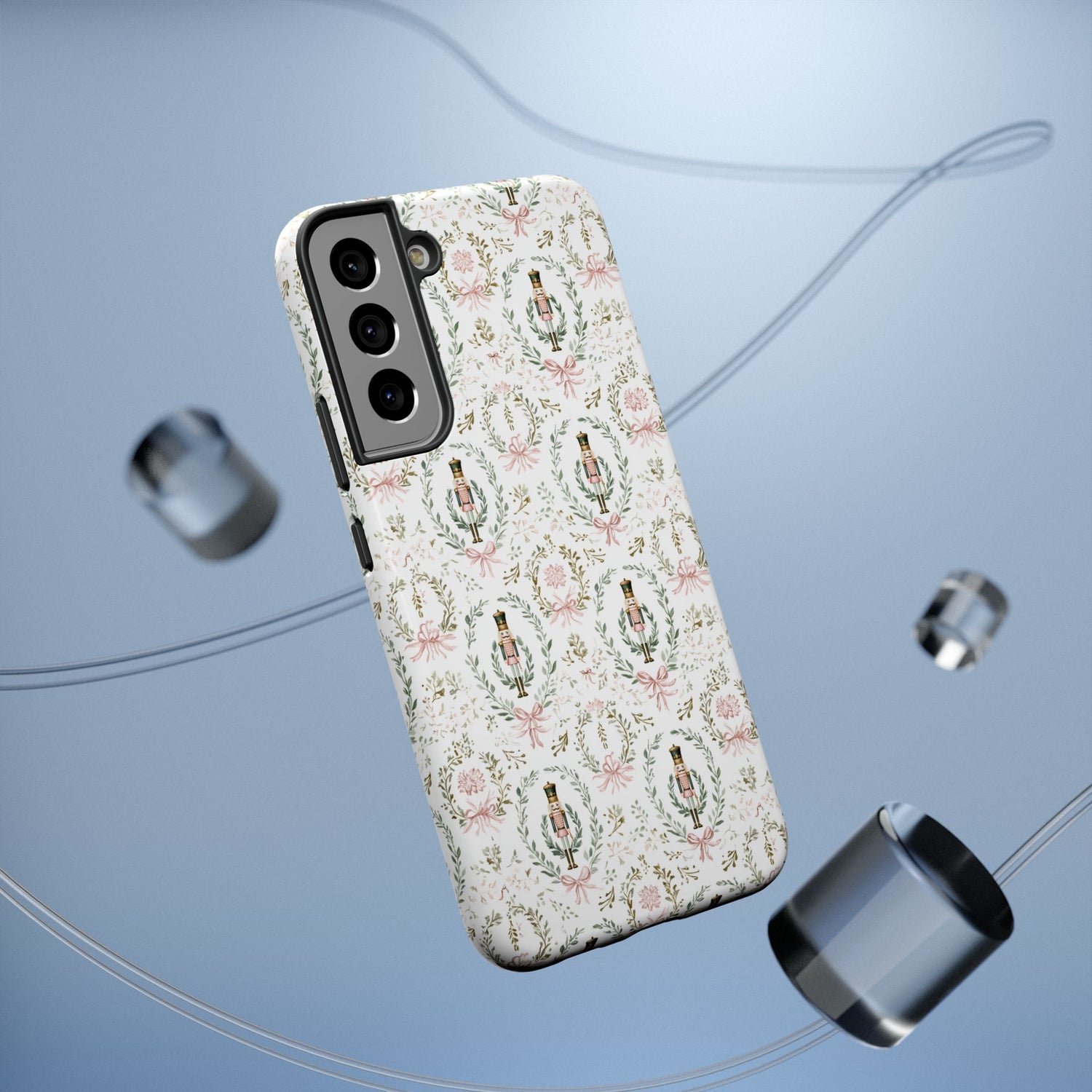 Impact-Resistant Phone Case- Nutcracker Floral