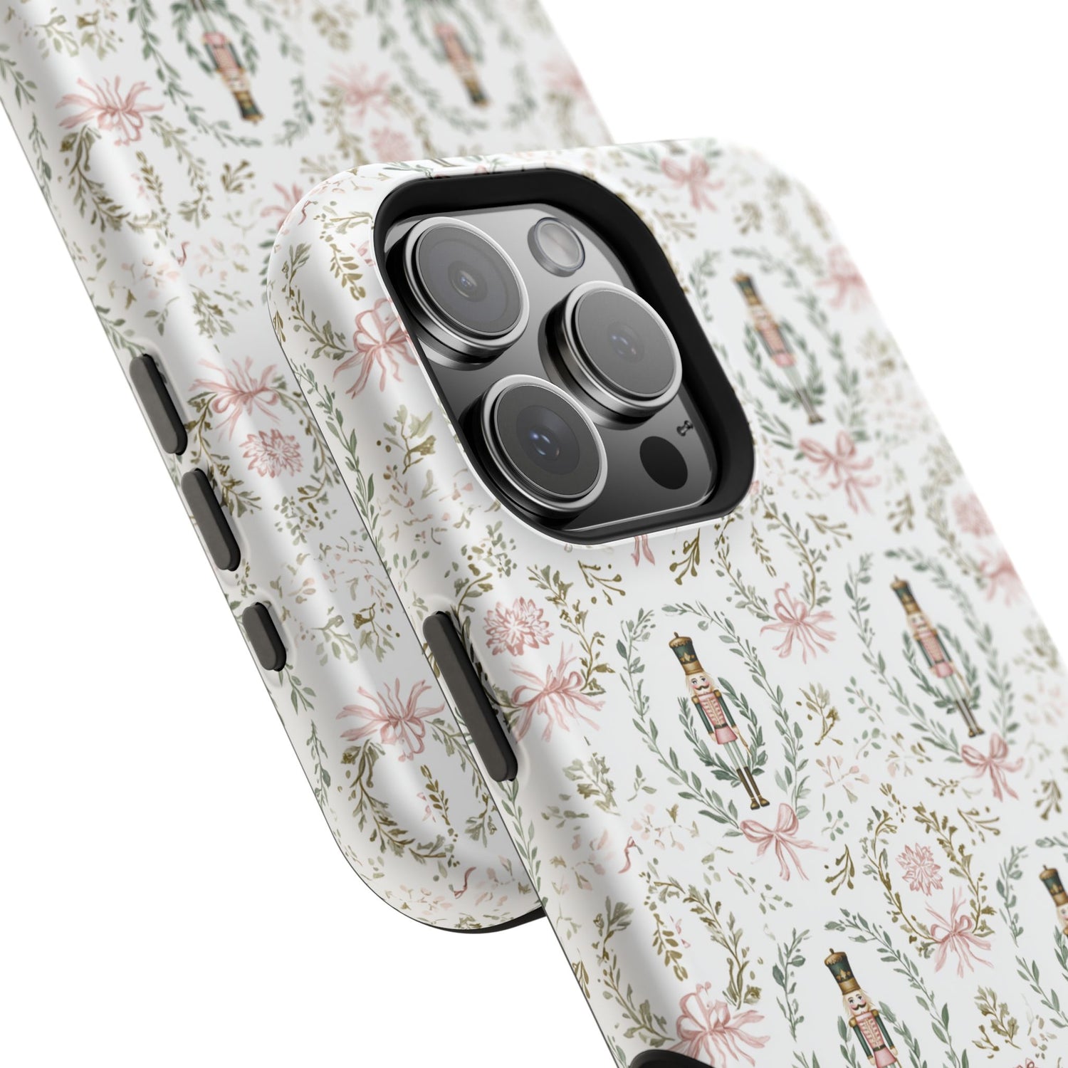 Impact-Resistant Phone Case- Nutcracker Floral
