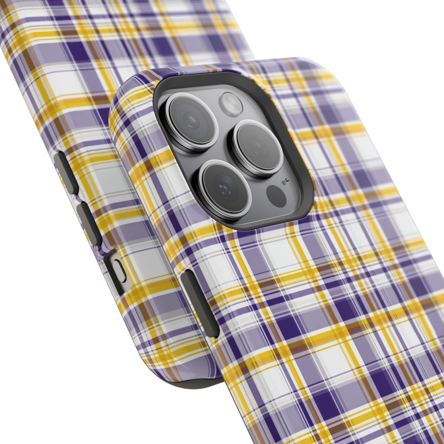 Louisiana Plaid Impact-Resistant Phone Case