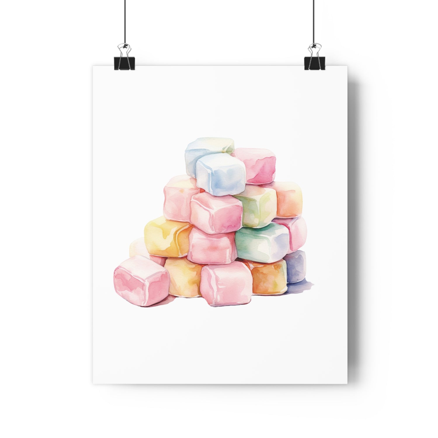 Giclée Art Print Watercolor Candy Land Candy