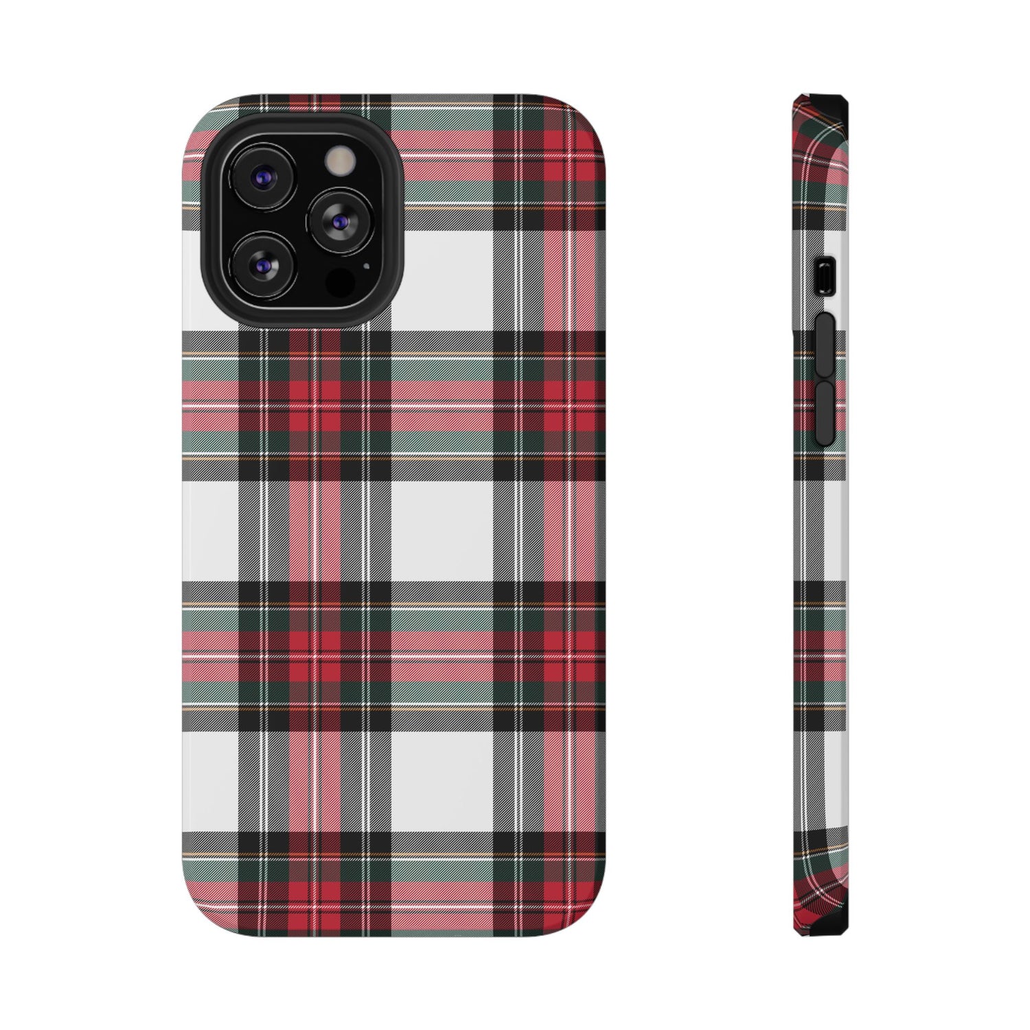 New Tartan Christmas Plaid Impact-Resistant Cases, iPhone, Samsung