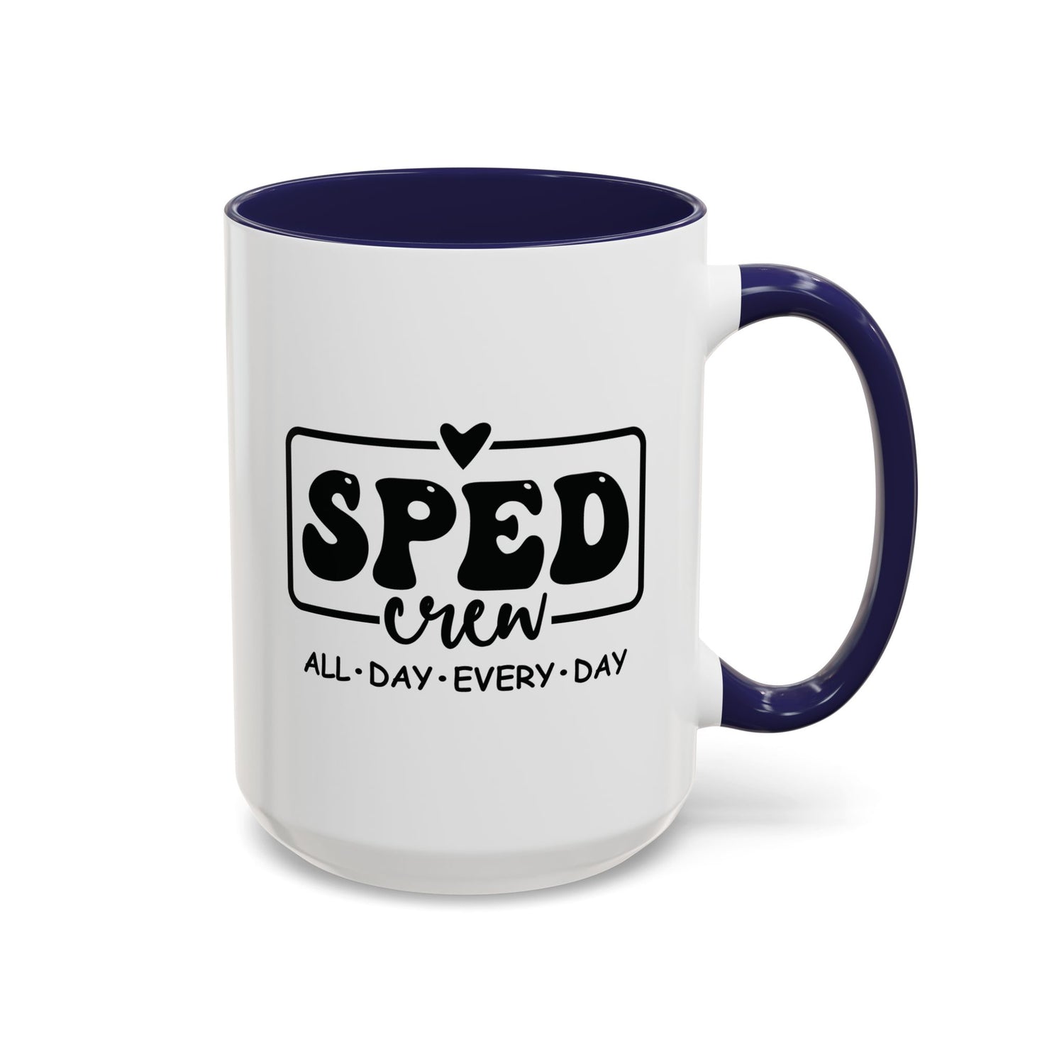 SPED Crew Accent Coffee Mug - Perfect for Teachers, Staff Gifts, Educational Appreciation, Fun Coffee Lovers