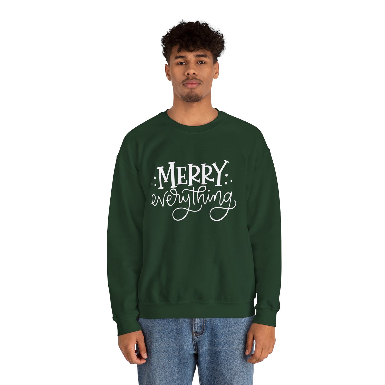 Merry Everything Gildan Crewneck Sweatshirt