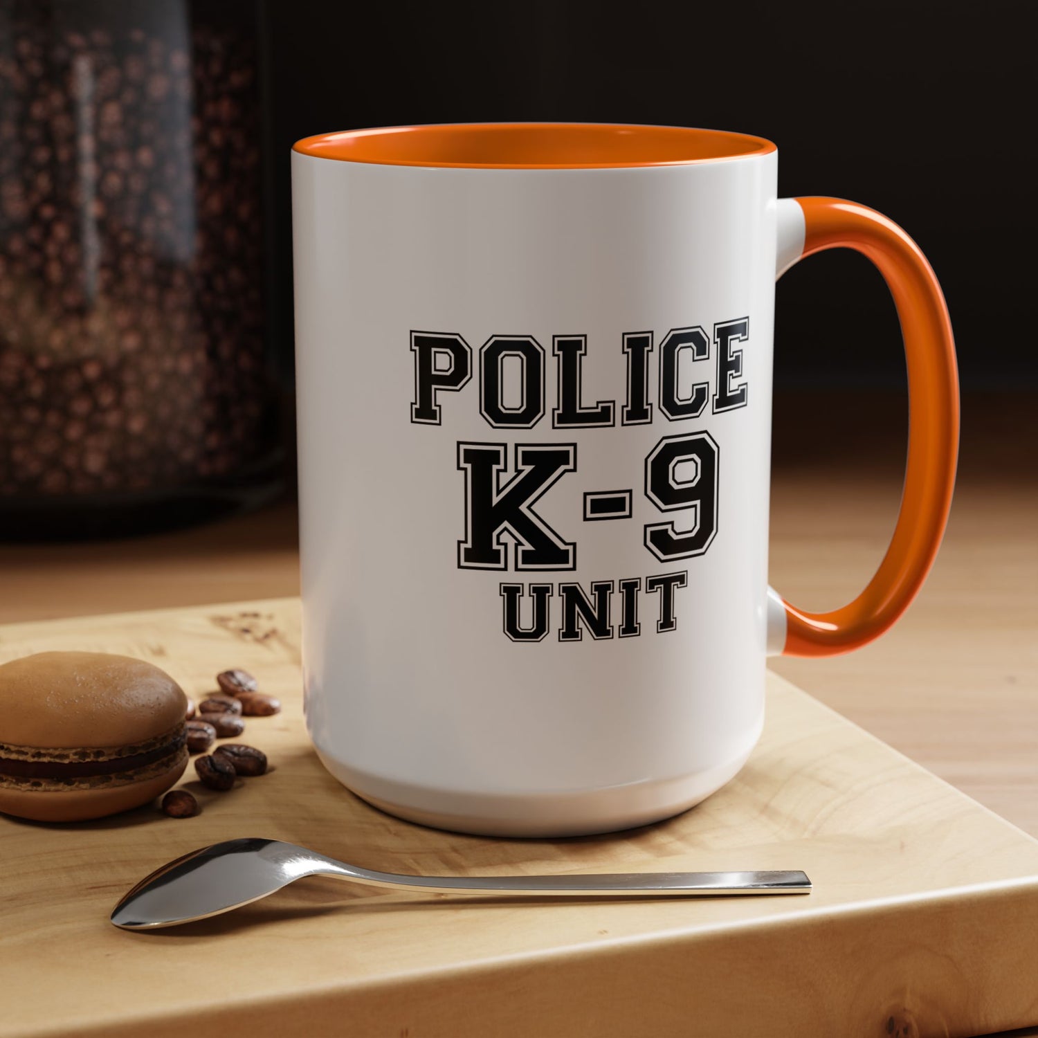 Police K-9 Unit Coffee Mug, Police Dog Lover Gift, K9 Officer Present, Law Enforcement Mug, Dog Handler Cup, Unique Gift for Police