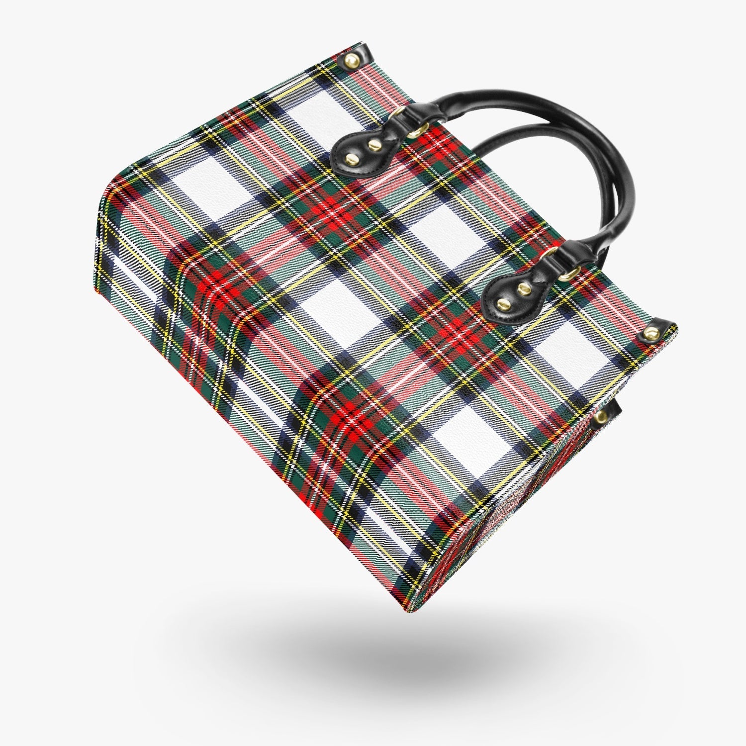 Elegant Classic Tote for Women Holiday Plaid