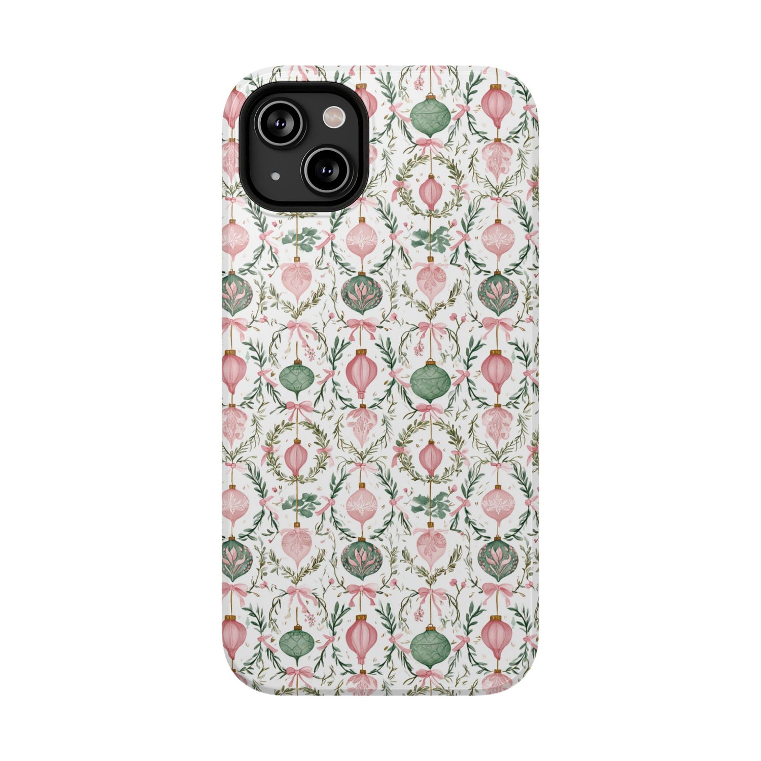 Holiday Ornaments Impact-Resistant Phone Case, iPhone, Samsung