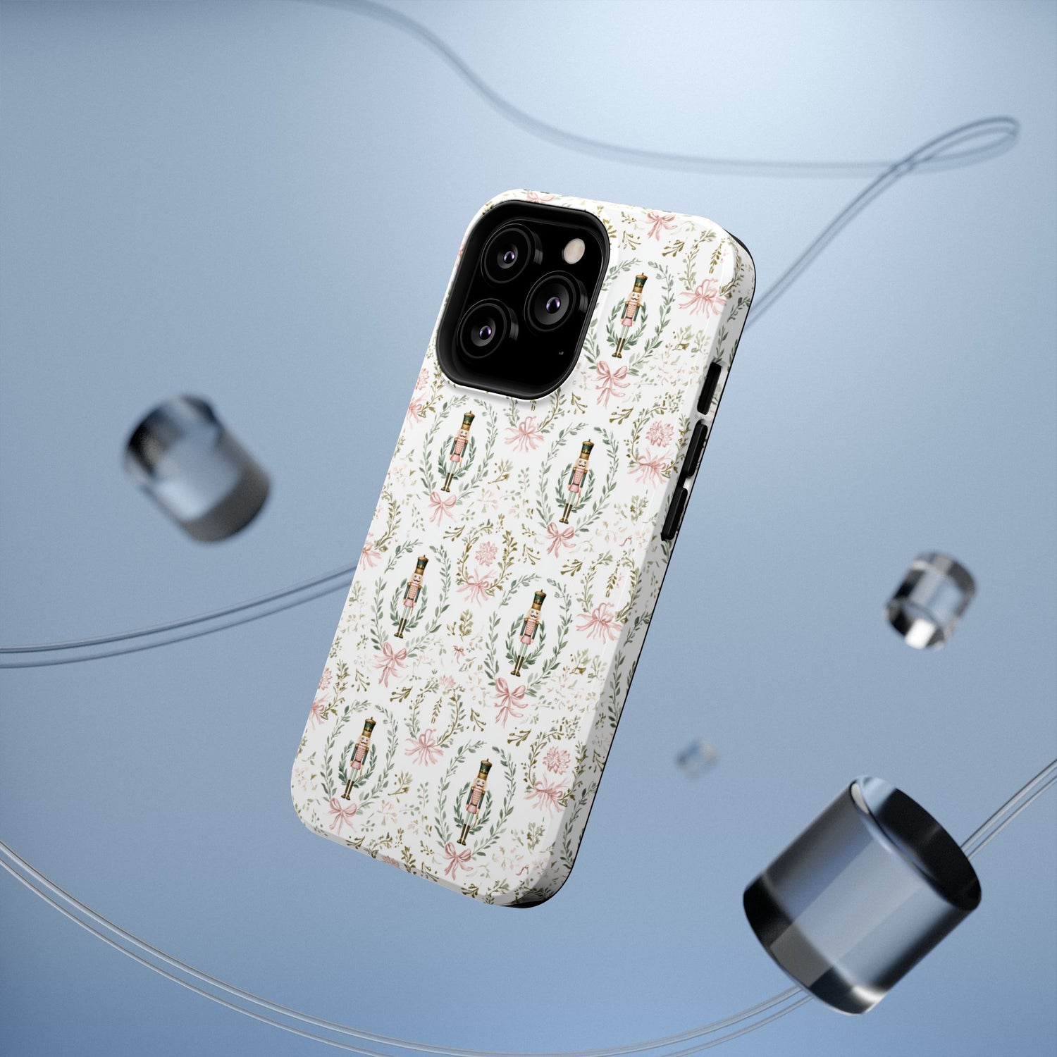 Impact-Resistant Phone Case- Nutcracker Floral
