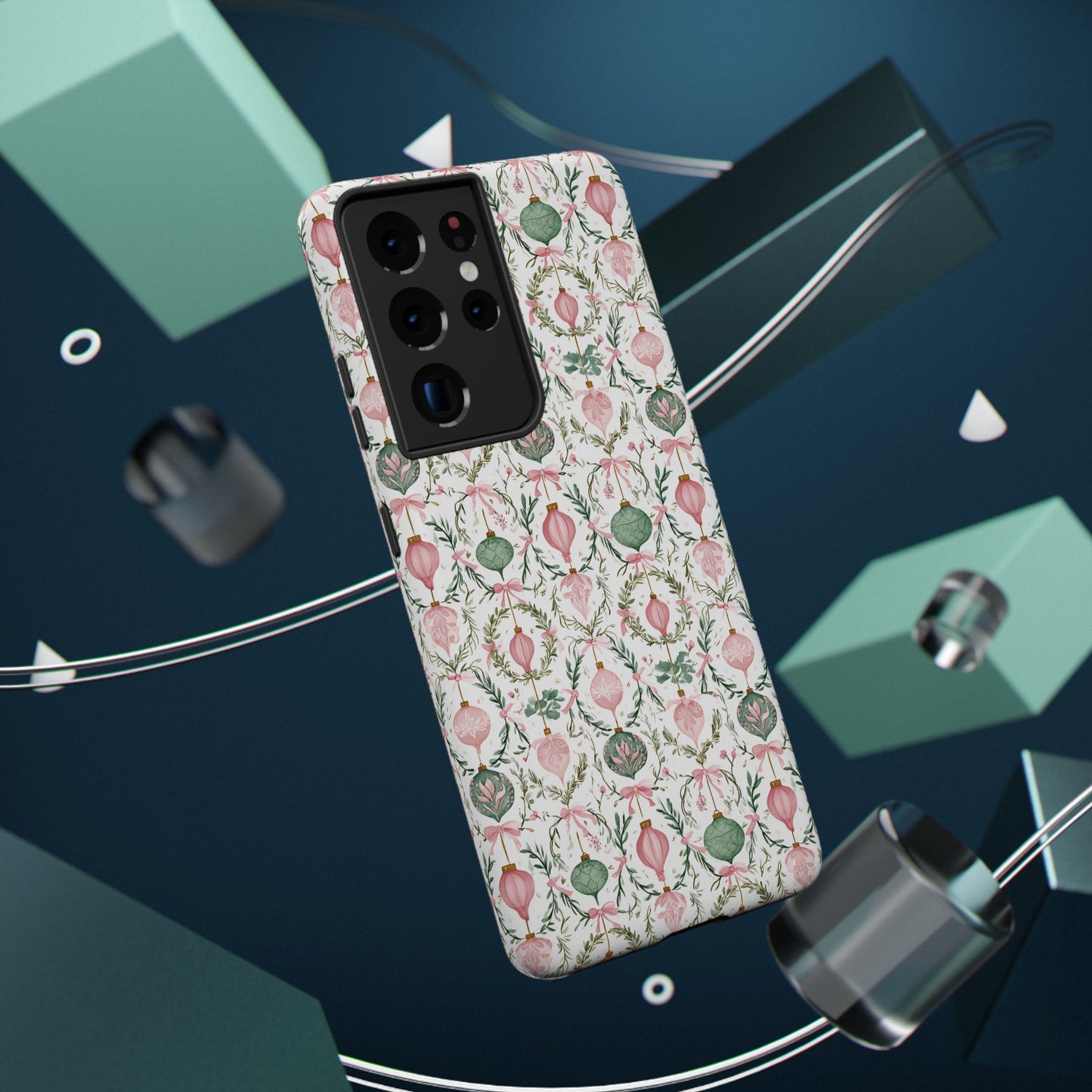 Holiday Ornaments Impact-Resistant Phone Case, iPhone, Samsung
