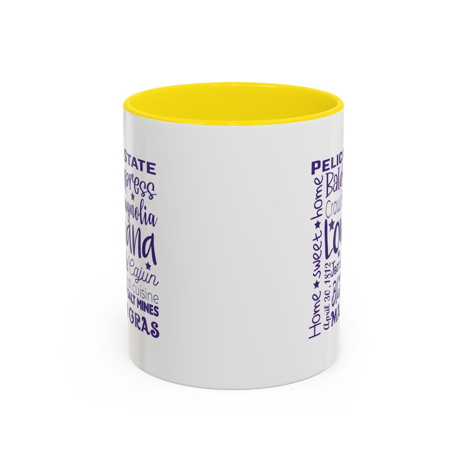 Louisiana Accent Coffee Mug - Perfect for Home & Kitchen, Gift for Mardi Gras, Inspirational Decor, Travel Souvenir, Unique Drinkware