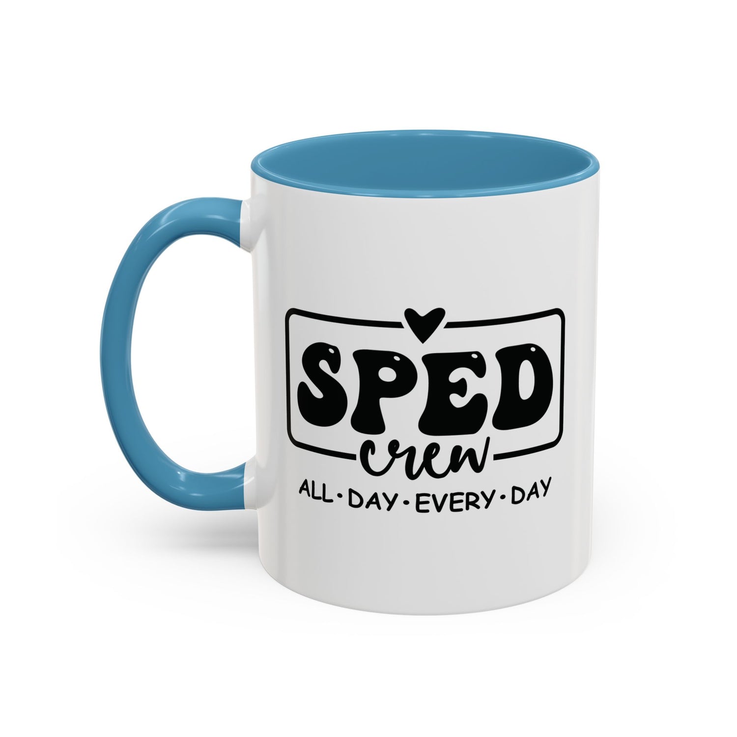 SPED Crew Accent Coffee Mug - Perfect for Teachers, Staff Gifts, Educational Appreciation, Fun Coffee Lovers