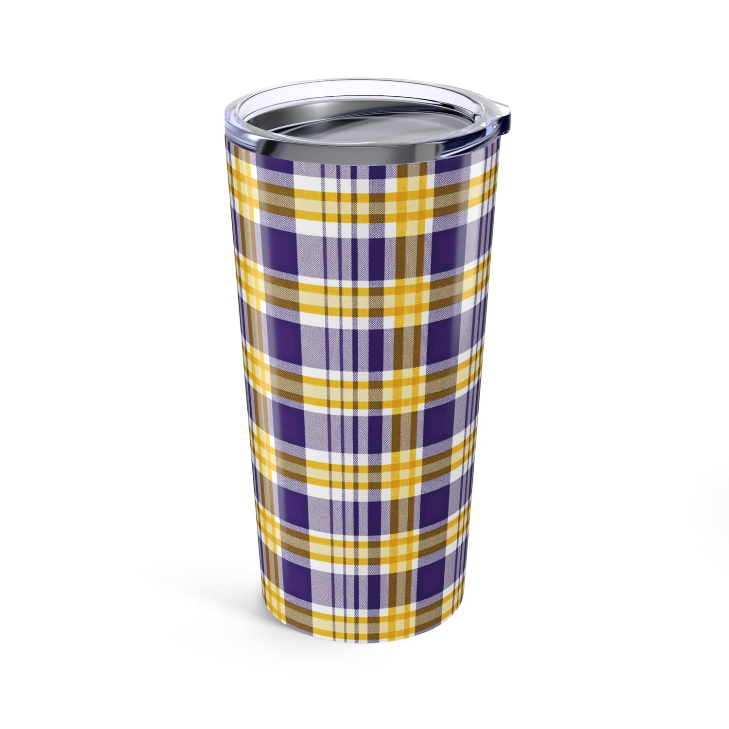 Louisiana Plaid Tumbler 20oz , Stainless