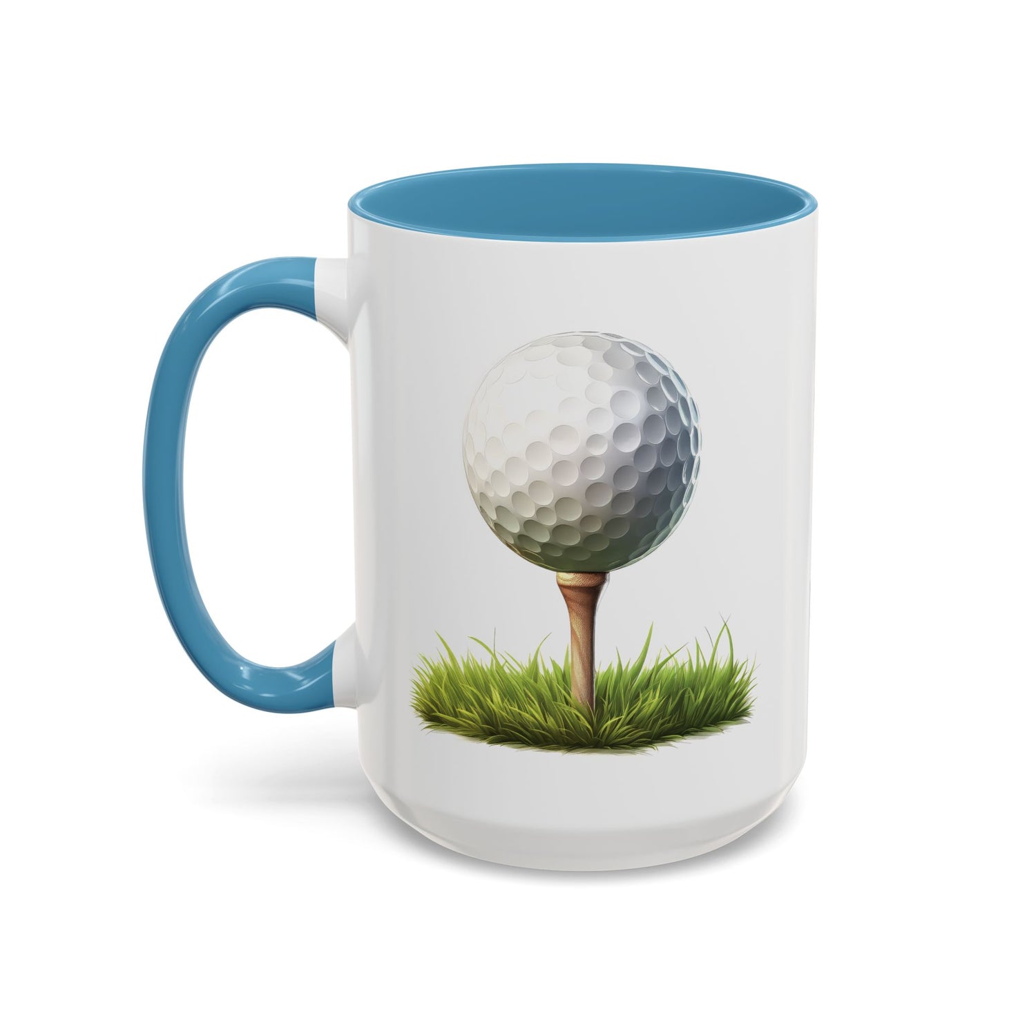 Golf Lover's Accent Coffee Mug - Perfect Gift for Golfers, Tee Time Enthusiasts, Sports Coffee Mug, Fun Golf Decor, Unique Golf Gifts