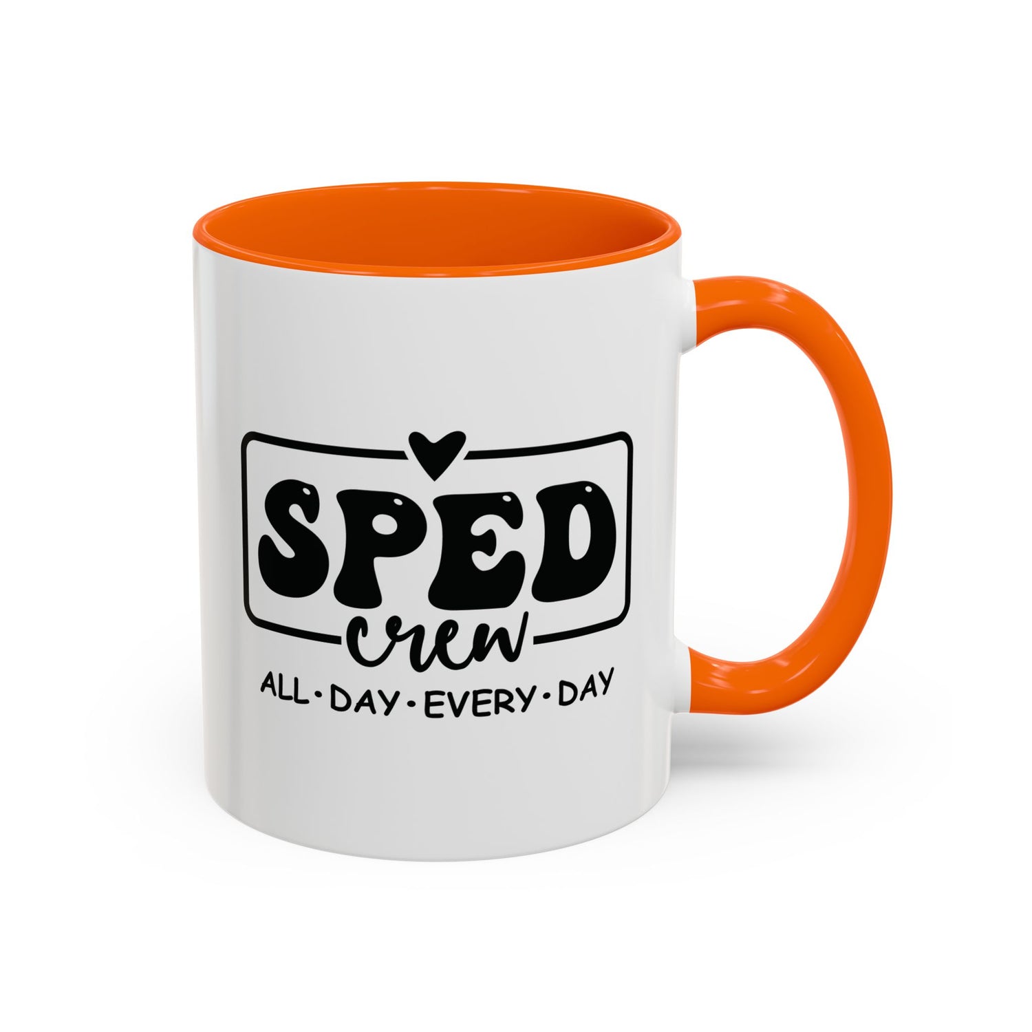 SPED Crew Accent Coffee Mug - Perfect for Teachers, Staff Gifts, Educational Appreciation, Fun Coffee Lovers