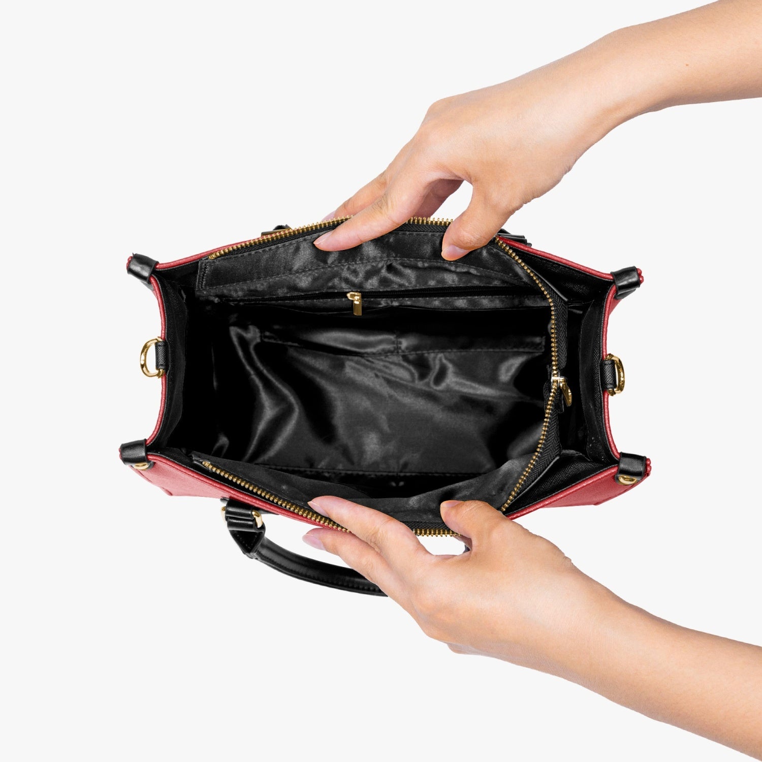 Elegant Classic Tote for Women  Red