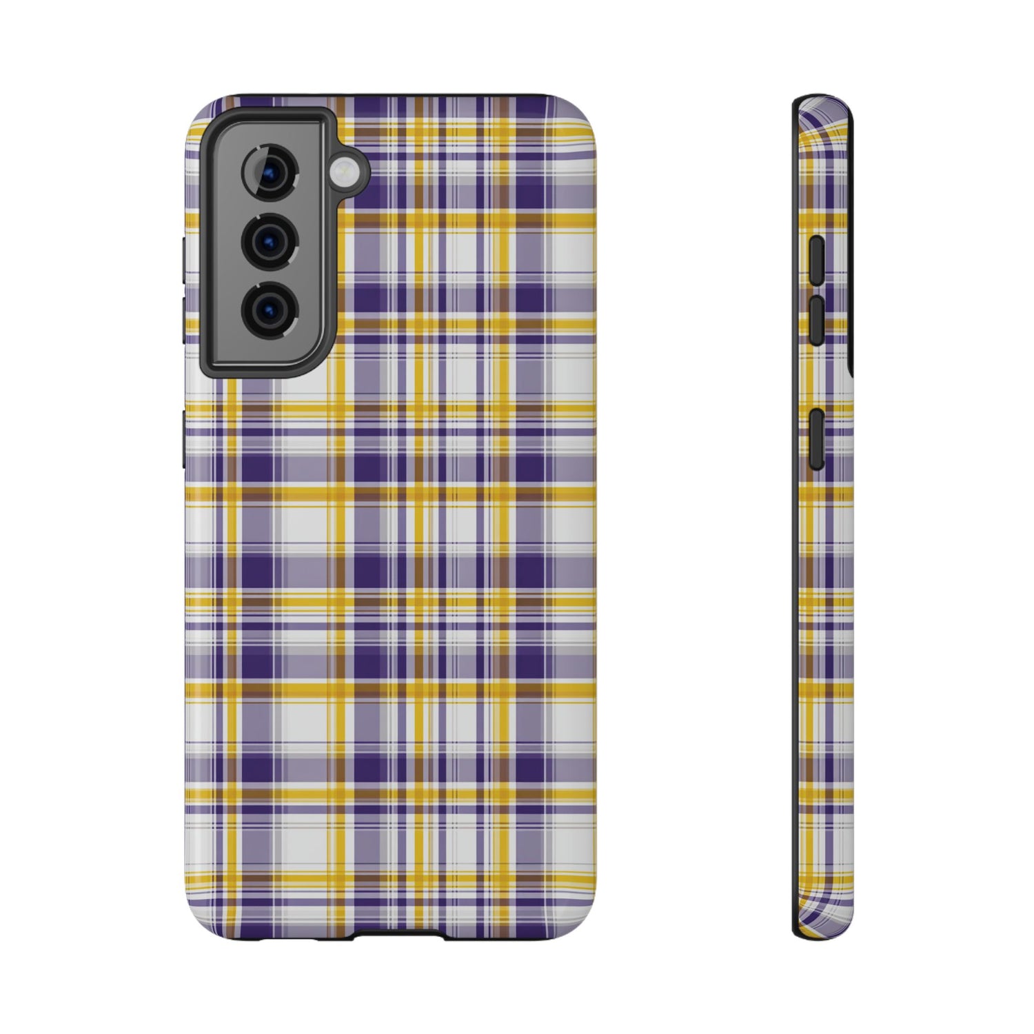 Louisiana Plaid Impact-Resistant Phone Case