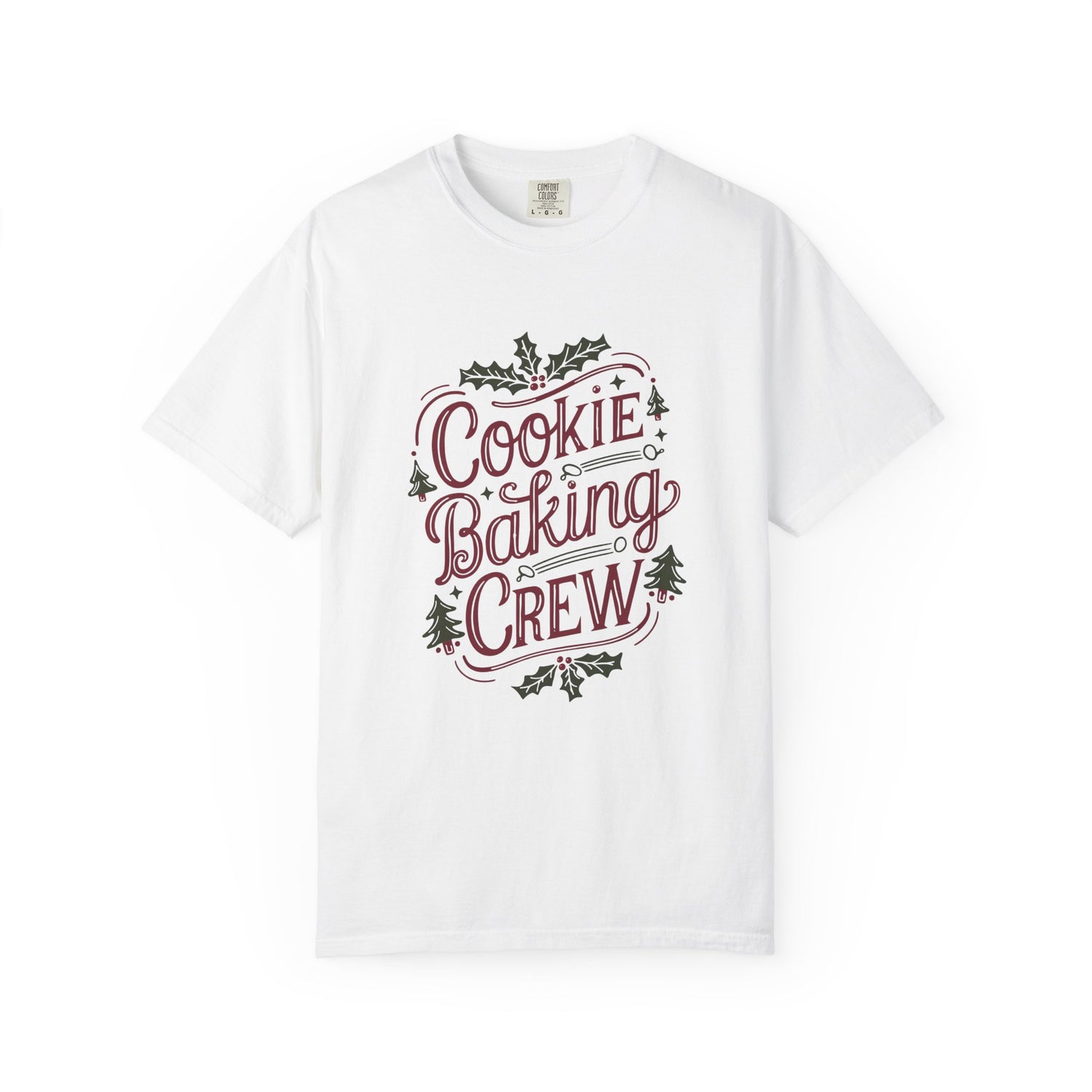 Cookie Baking Crew Unisex T-Shirt, Holiday Gift, Baking Apparel, Crew Member Shirt, Winter Celebration Tee, Family Get-Together Tee
