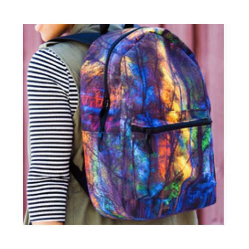 Backpack- Watercolor 4-Leaf Clovers