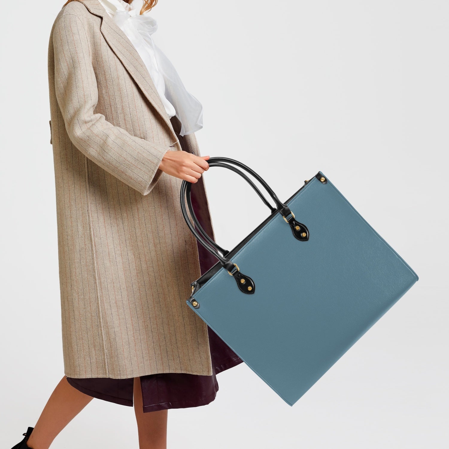 Elegant Classic Tote for Women Teal